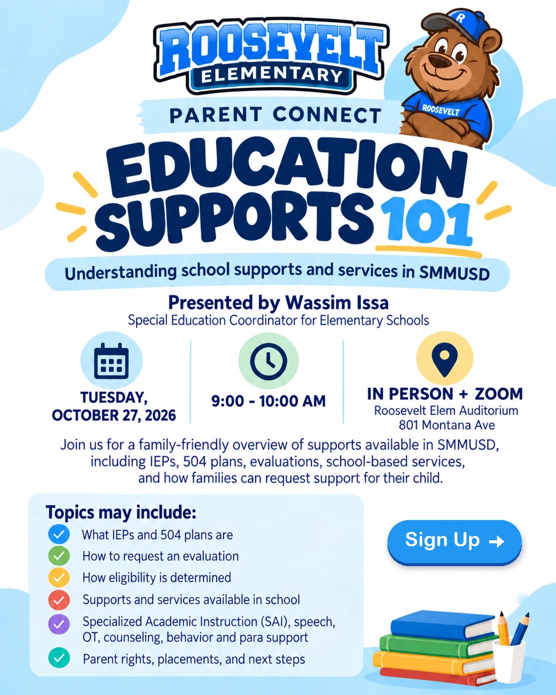 Education Supports 101: Understanding School Supports and Services in SMMUSD